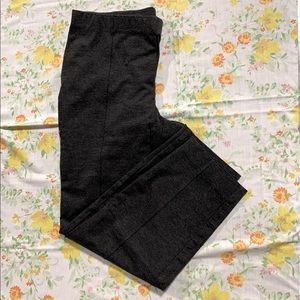 J Jill Grey Ponte Slim Leg Leggings